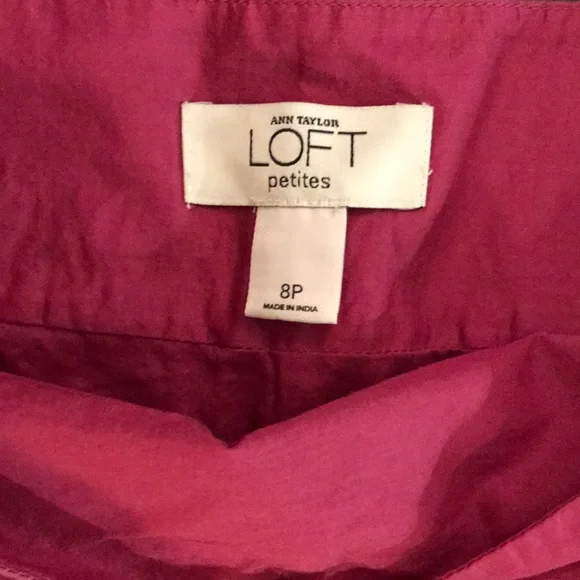 ANN TAYLOR LOFT PETITES Soutache Trimmed A-Line Skirt - Picture 5 of 8